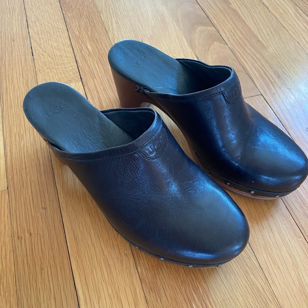 UGG Leather Clogs